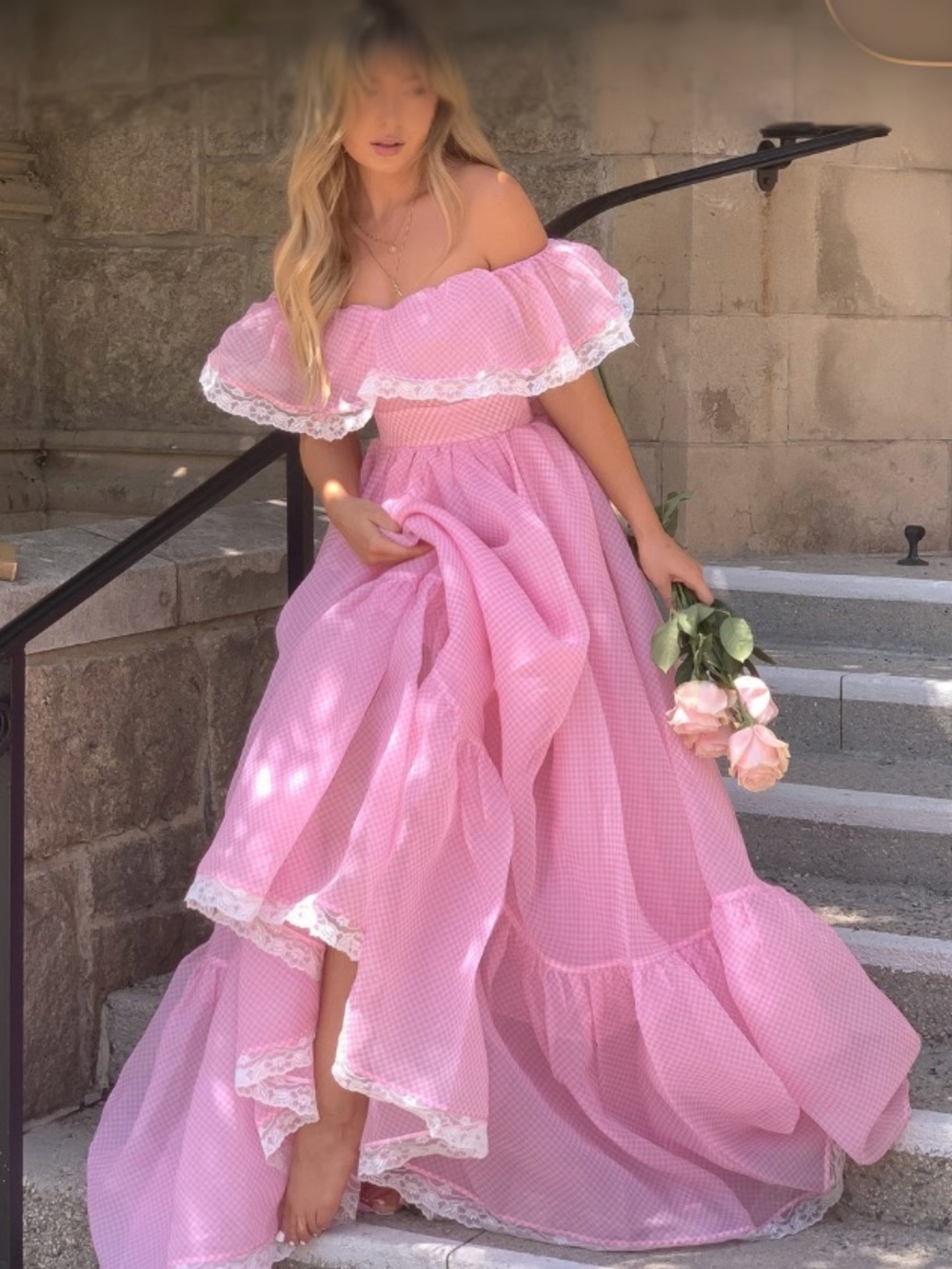 Selkie Ice Cream Gingham Romance Novel Dress NWT